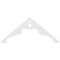 Ekena Millwork Pitch Heath Architectural Grade PVC Gable Pediment, 72"W x 30"H x 1"P (10/12) GPP072X030X100HEA - alternate 3